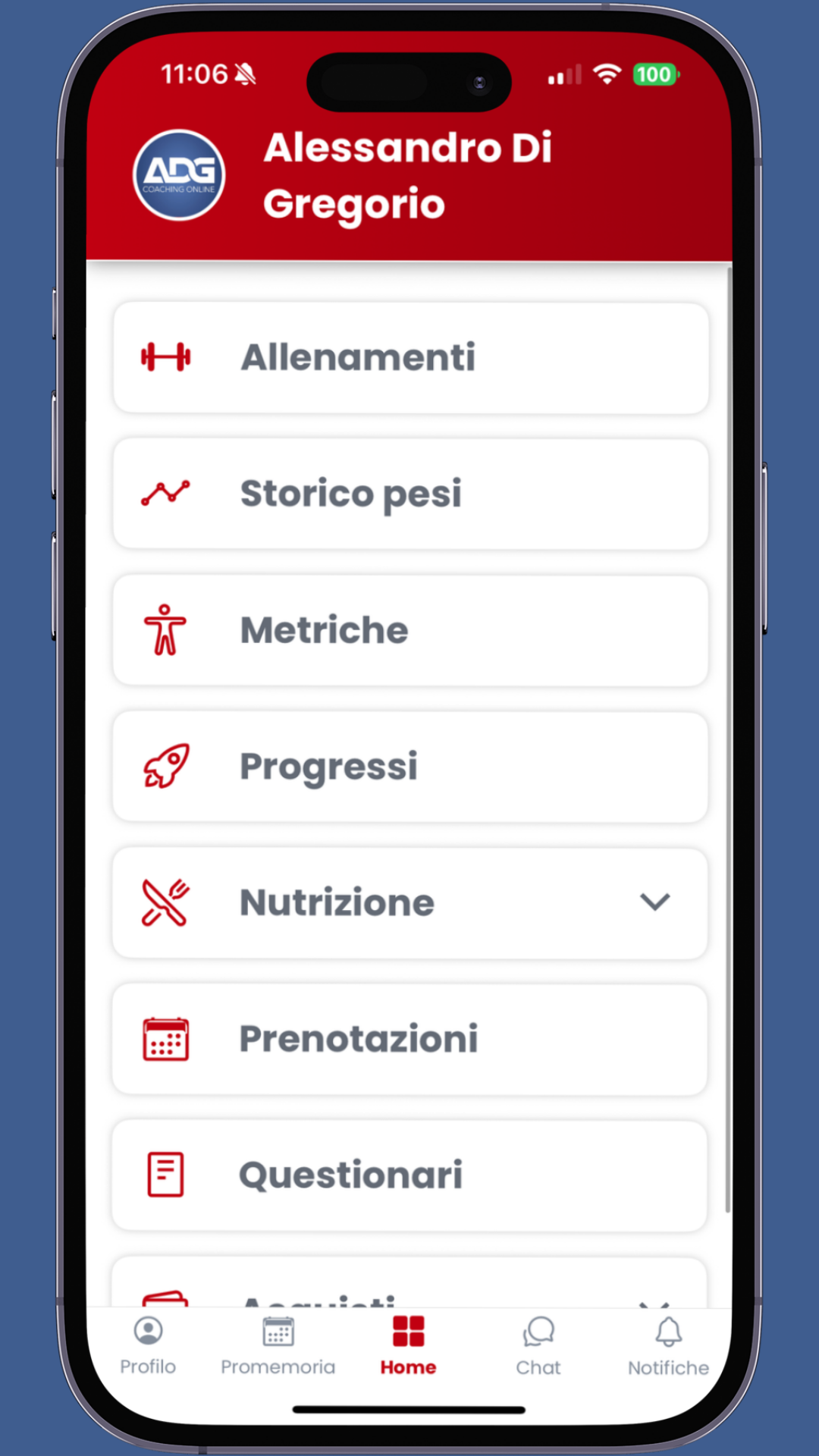Scheda Personalizzata