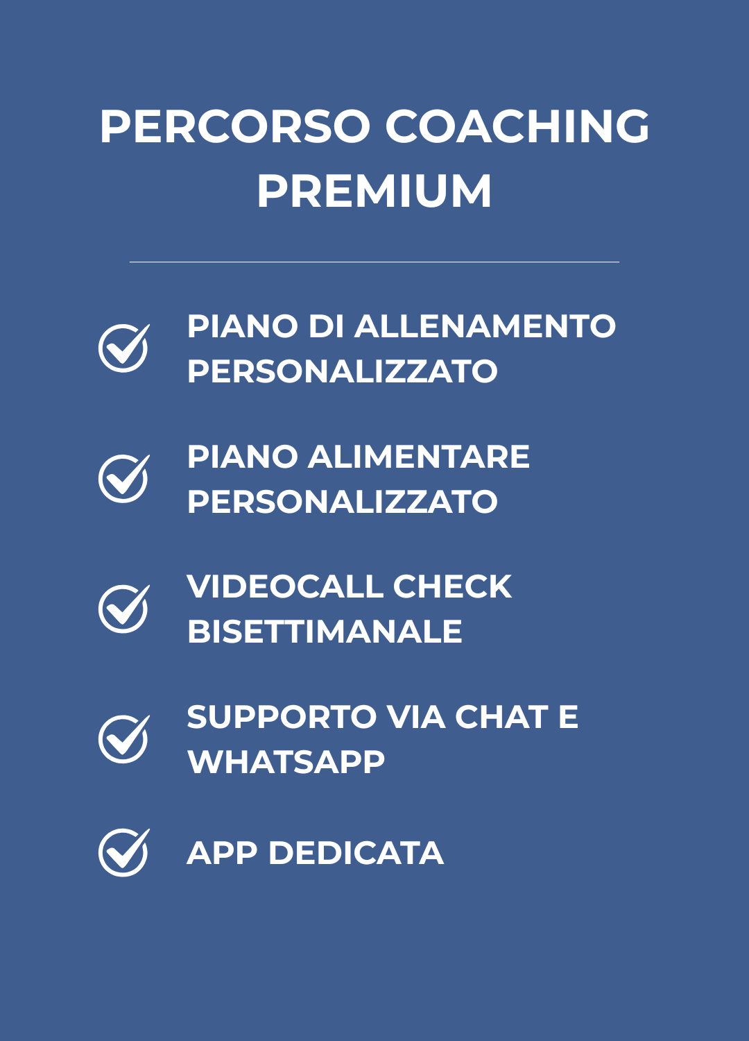 Percorso Coaching Premium